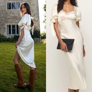 Midi Reformation x Kacey Musgraves Stella Silk Dress